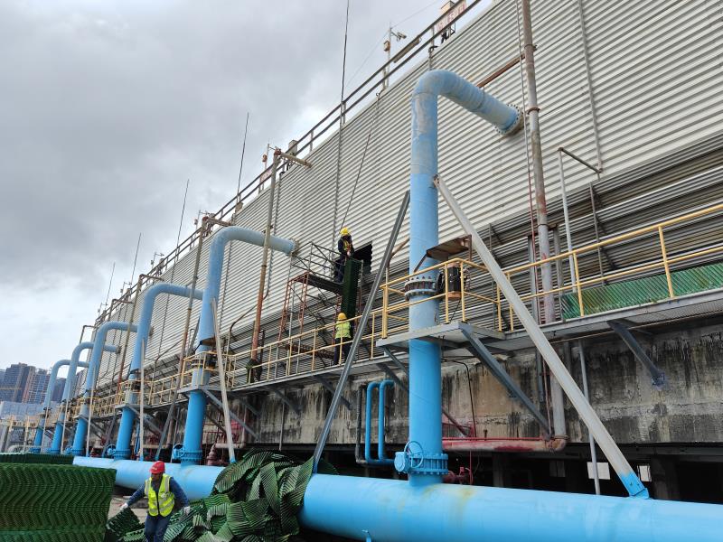 工業涼水塔電機風機更換軸承方案,涼水塔電機風機故障維修